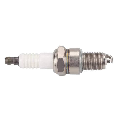 Side view of a spark plug from the High Performance Spark Plug Set for Honda GX Series Lawn Equipment and Small Engines Set of 2.