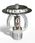 Pro Grade Copper Upright Fire Sprinkler Head ESFR K202 Drop In with male pipe threads and quick trigger glass bulb.
