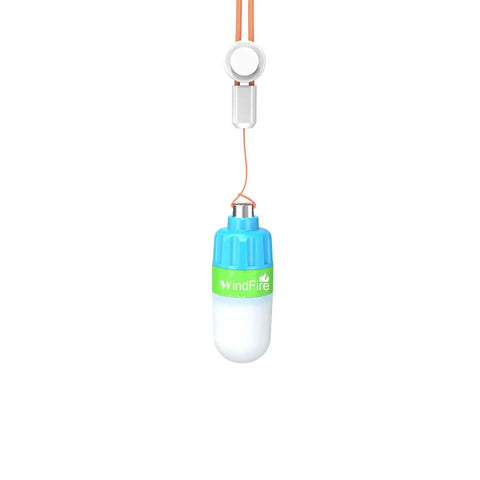 Image of Scuba Dive Signal Light For Night Dives, High Visibility Underwater Marker Beacon with a blue cap, 360-degree lighting feature.