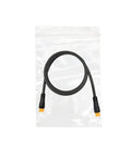 Ebike Extension Cable Julet 2Pin 3Pin 4Pin 5Pin 6Pin Waterproof Connector in packaging, black cable with yellow-tipped connectors