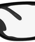 Top Tier Photochromic Safety Glasses With Transition Lenses Shifting Clear To Gray Shades Outdoors Built Different With Wrap Around Design. Black nylon frame.