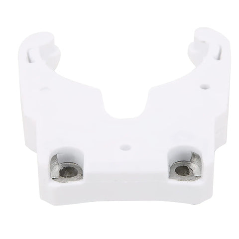 Thonlai HSK63F Tool Holder Clamp for Engraving Machine, durable white design with precision machined steel fittings.