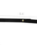 Two Pack Black Spring Hinge For Wooden A Frame Sidewalk Sandwich Board Stop Hinge, steel, chrome plating, 9.4 in by 0.47 in size