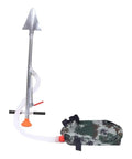 Backpack Fertilizer Spreader and Granular Fertilizer Applicator Tool for Gardens and Farms with ergonomic handle