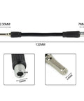 Flexible Shaft Screwdriver Extension 5.1 Inch Hex Shank For Tight Spots And Weird Angles, Makes Tough Jobs Easy With Bending Reach Tool showing 132mm long shaft.