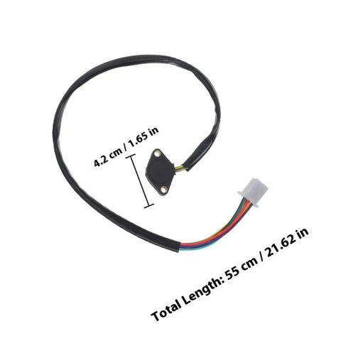 Two Pack Transmission Neutral Safety Switch Controller Wire With Rock Solid Stability And Plug And Play Installation For Industrial Automation, Durable Plastic Sensor For Precision Measurement And Fast Signal Transmission, black wire, 55 cm