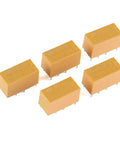 5V DC Coil DPDT Signal Relay 10 Pack Dope Choice For General Purpose Use, compact yellow relays with 8-pin configuration
