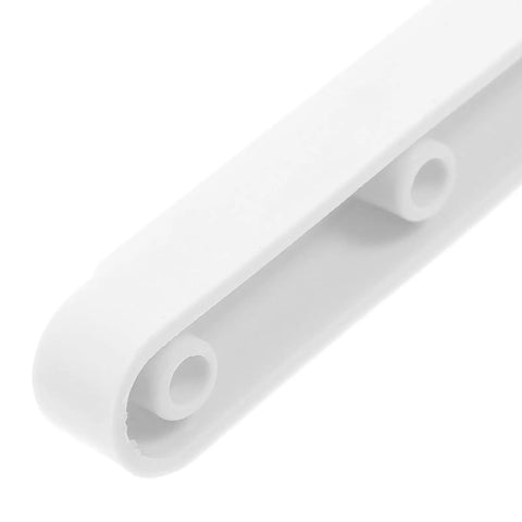 Close-up of Two Pack 180mm Side Mount Drawer Slides White Cabinet Glides With Rail Guide for Dresser and Furniture Replacement
