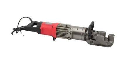 Professional HRB-22 Electric Hydraulic Rebar Cutter And Bender for Steel Bars, portable handheld tool with copper core motor.