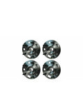 Wheel Hub And Bearing Assembly Four Piece Set Front Rear Left Right All Four Corners Ball Bearing Replacement Kit BHA53775