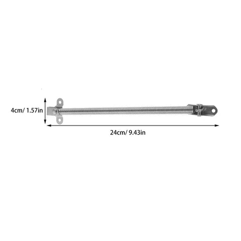 Stainless Steel Hatch Lid Support Spring For Small Boats And Storage Boxes, Beefy Heavy Duty Spring Return Hardware That Keeps Lids Open Securely For Easy Daily Maintenance, Boating, And Marine Deck Locker Use, 24cm x 4cm