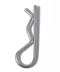 100Pcs Heavy Duty Industrial R Pins Mechanical Locking Hair Pins Steel Hitch Clip with chrome finish for tractor use