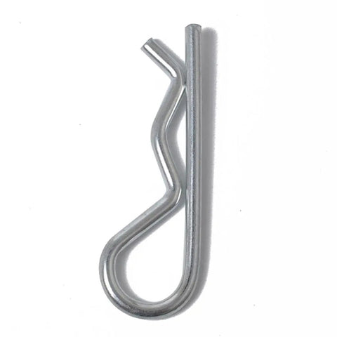 100Pcs Heavy Duty Industrial R Pins Mechanical Locking Hair Pins Steel Hitch Clip with chrome finish for tractor use