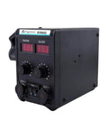 110V 750W 2 In 1 SMD Hot Air Rework Station And Soldering Iron with LCD dual digital display, side view