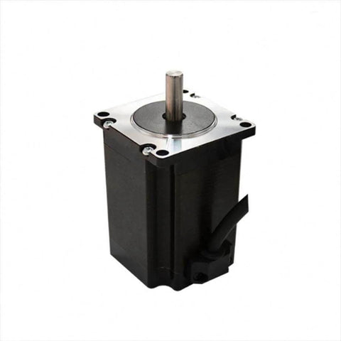 Front view of servo motor with encoder for high resolution and precise control, delivers smooth motion and reliable performance.
