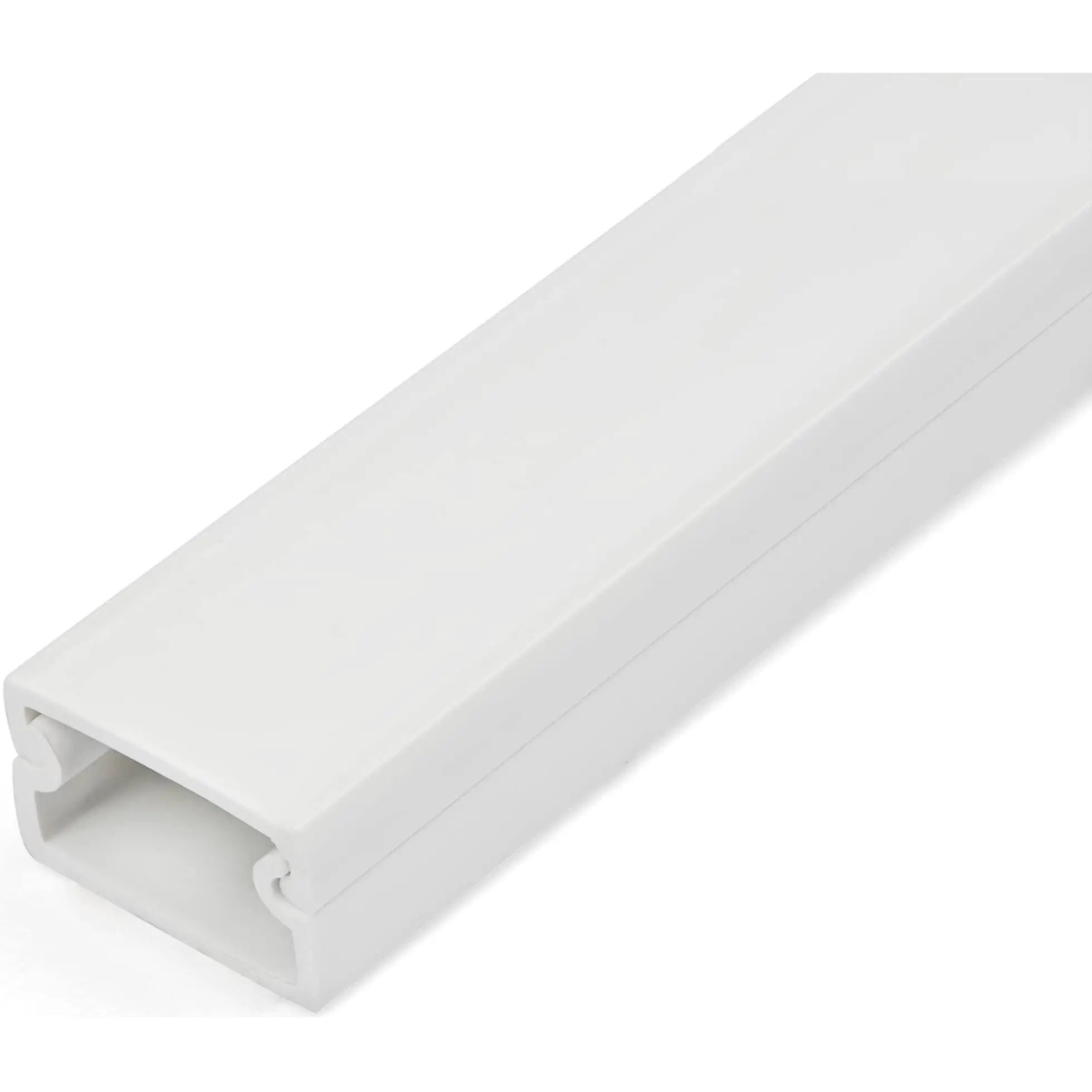 Cable Management Raceway with Cover - 3ft White PVC
