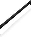 Six Pack Black Cabinet Pulls Ten Inch Center To Center With Screws For Cabinets Cupboards And Drawers Length Ten Point Seven Inches
