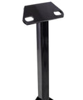 Heavy Duty Engine Stand With Wheels 750 Lbs Capacity Steel Motor Cradle detail view of black steel upright support