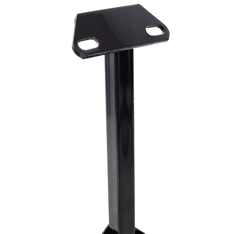 Heavy Duty Engine Stand With Wheels 750 Lbs Capacity Steel Motor Cradle detail view of black steel upright support