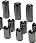 Creality Falcon rotary rollers for A1 laser engraver; set of black metal cylinders with threaded tops.