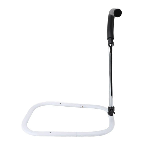 Versatile Bedside Assist Handle With Adjustable Height Bed Rail 3 In 1 Frame, Carbon Steel Base, Non Slip Handrail For Seniors