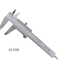 YMGSCC Vernier Caliper Industrial High Precision Stainless Steel measuring 23.7CM with stainless steel jaws and ruler features.