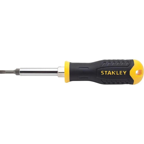 6 Way Screwdriver Set With Space Saving Design And Chrome Plated Bar For Corrosion Resistance Ergonomic Handle For Comfort And Reduced Strain