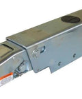 Side view of UFP by Dexter A-60 hydraulic single-axle disc brake actuator with bolt-on outer housing.