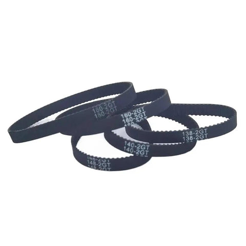 6mm 2GT Timing Belt, a heavy duty workhorse power transmission belt for cars and industrial gear, compatible with pitches 138 through 182.