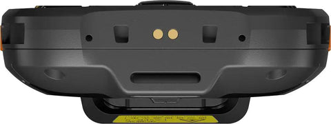 Bottom view of Built Tough Android Handheld Scanner PDA Featuring Lightning Fast Barcode Engine And Zero Lag GMS Interface For Warehouse Inventory Management And Retail Point Of Sale Operations.