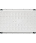 Back view of a Bright 2x4 LED Flat Panel Light Fixture For Ceilings 4000 Lumens 4000K Cool White Non Dimming Smooth Satin Lens.