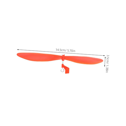 Plastic Model Airplane Propellers Replacement Parts Set For DIY Aircraft And RC Helicopters Durable Propeller Blades visible in red
