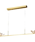 Knock Out Your Home Game With This Fresh Postmodern Bird Ceiling Pendant Light Featuring Polished Brass Chandelier Design.