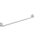 24 Inch Wall Mounted Towel Bar In Solid Die Cast Metal With Five Eighths Inch Diameter And Two And Three Quarters Inch Projection Length Can Be Cut Down Italian Bath Style Bathroom Accessory For A Quick Home Spa Upgrade With Mounting Hardware