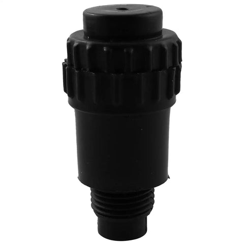 2 Pack Thread Oil Plug Connector For Air Compressor 3/8BSPT Male 16x1.5 Black Plastic Oil Cap Plug Spare Fittings Durable Oil Resistant Mini Inlet Outlet Design, black plastic threaded cap