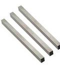 Three 8x8x200mm HSS lathe tool bits with square cross-section (side view)