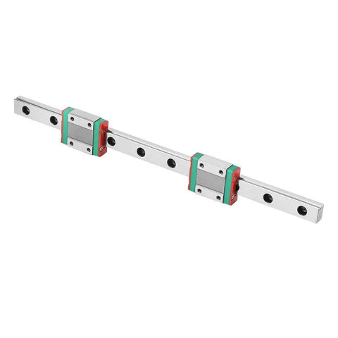 Get Your Hands On This MGN12 250mm Linear Guide Rail With Two Precision Slide Blocks Featuring Sweet 4-Point Load Support And slick Lube System For Smooth Moves.