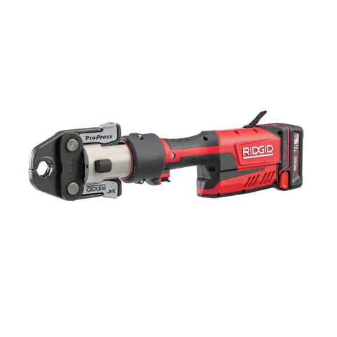 ProPress RP 351 Press Tool Kit With 18V Battery Charger MegaPress Jaws One Half In To One In Case All In One Plumbing Power Tool