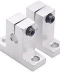 10 Pcs SK16 16mm Linear Bearing Rail Shaft Supports for XYZ Table CNC Router SH16A Linear Motion Guides, Rock Solid High Precision Rails with Smooth Glide for DIY Machining and Pro Builds. Two aluminum SK16 16mm linear bearing rail shaft supports with mounting holes
