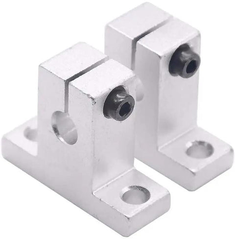 10 Pcs SK16 16mm Linear Bearing Rail Shaft Supports for XYZ Table CNC Router SH16A Linear Motion Guides, Rock Solid High Precision Rails with Smooth Glide for DIY Machining and Pro Builds. Two aluminum SK16 16mm linear bearing rail shaft supports with mounting holes