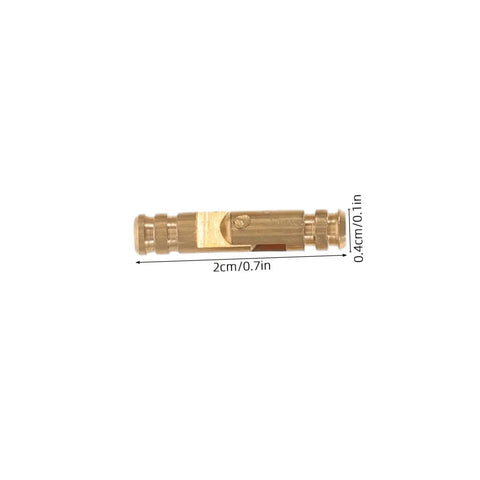 Brass Barrel Hinges 25 Pcs For Jewelry Box And Keepsake Box With Hidden Cylindrical Design Heavy Duty Support 2cm length
