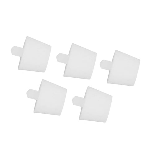 Top Rated Silicone Tapered Plug Kit for High Temp Sealing Durable And Fade Resistant Perfect For Surface Treatment Jobs That Need Serious Grip And Long Lasting Performance You Can Really Rely On. White silicone tapered plug kit, 5 pieces