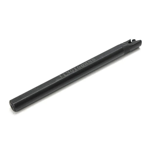 CNC Lathe Tool Holder CLCR 10mm Boring Bar Set With 7 Carbide Inserts And 7 Wrenches, black SNR0010K11 holder for efficient turning.