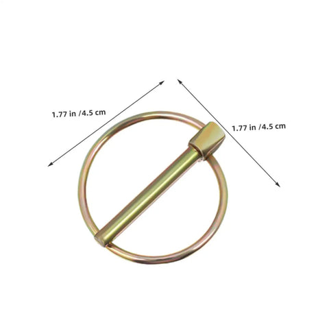 Heavy Duty Lynch Pin Kit Locking Pins Pro Grade For Tractors Trucks And Mowers Wear Resistant Clips For Secure Connections In Farming And Industrial Jobs Durable Construction For Tough Jobs, 3/16 in locking pin