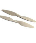 Pair Of RC Propellers 8X4.5 9X4.5 10X4.5 11X4.5 Inch CW CCW Two Vane Glass Fiber Nylon Hybrid Propellers with grey coating