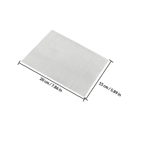 Stainless Steel Car Bumper Patch Up Mesh Screen Kit Durable Silver Wire Mesh Sheet for Auto Body Patches Holes And Versatile Vehicle Bumper Fixes Today, 20 x 15 cm