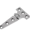 Beefy Heavy Duty Gate Strap Hinge For Shed And Barn Doors, Marine Grade 316 Stainless Steel, Rustproof Hinge Hardware, 10x5.4x0.4 cm, Mirror Finish