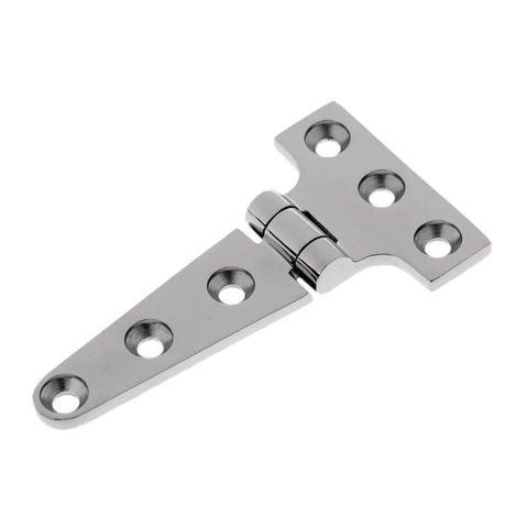 Heavy Duty Tee Hinge Set For Cabinets Doors And Garden Gates Rock Solid 316 Stainless Marine Grade Hinges For Saltwater Use Easy Install Outdoor Shed Door Hardware 2 Pieces, 316 stainless tee hinge