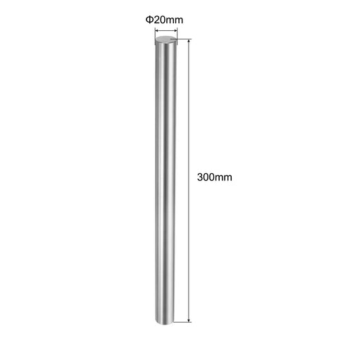 20mm By 300mm Heavy Duty Hardened Chrome Plated Steel Linear Motion Shaft Guide For 3D Printers And CNC Machines Ultra Smooth Rail Rod