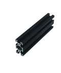 Two Pack Aluminum 2040 V Slot Extrusion Frame Black Anodized European Standard 650mm For CNC And 3D Printer Parts